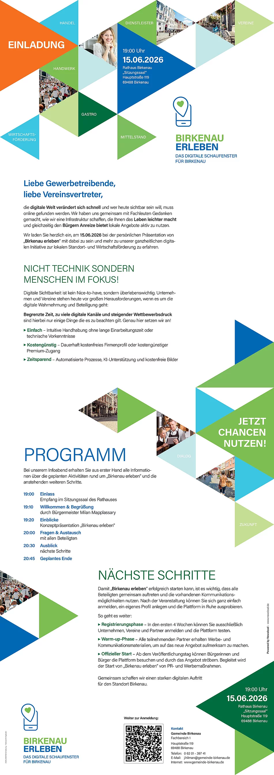 Flyer zur Informationsveranstaltung